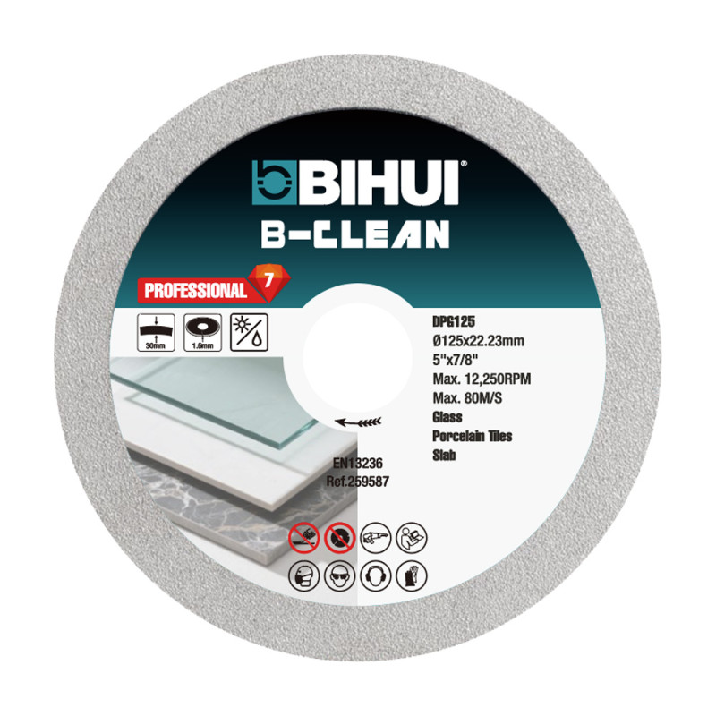 125x22,23mm BIHUI B-CLEAN dimanta disks