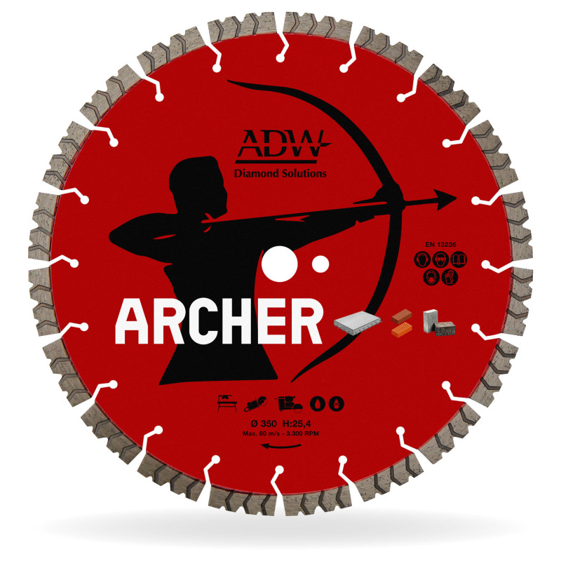 Dimanta disks 400 x 25.4mm ARCHER 