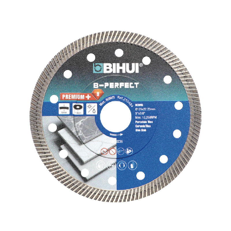 125x22,23 mm BIHUI B-PERFECT dimanta griešanas disks